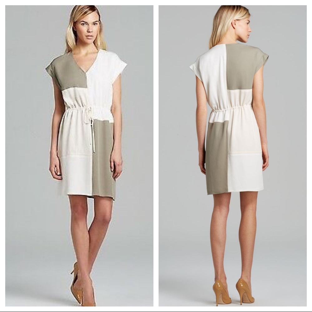 Theory 100% Silk Taltine C Double Georgette Dress